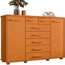 Cômoda Sapateira Grande Para Quarto 7 Gavetas 2 Portas Mdp-mdf Santana Cinamomo Cômoda Sapateira Grande Para Quarto 7 Gavetas 2 Portas Mdp-mdf Santana Cinamomo