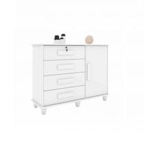 Cômoda Sapateira Grécia Branco - RV Móveis