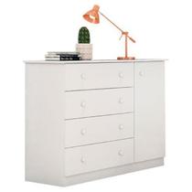 Cômoda Sapateira Helena 4 Gavetas Branco para Quarto Infantil de Bebê Infantil - Phoenix Baby Cômoda Sapateira Helena 4 Gavetas Branco para Quarto Infantil de Bebê Infantil - Phoenix Baby