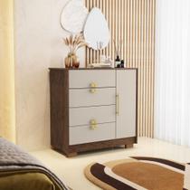 Cômoda Sapateira Ilha Bela 1 Porta 4 Gavetas Cômoda Sapateira Ilha Bela 1 Porta 4 Gavetas