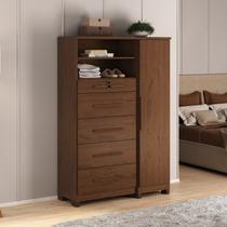 Cômoda Sapateira Imperial Mdp 1 Porta 5 Gavetas