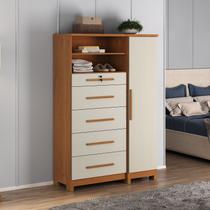 Cômoda Sapateira Imperial Mdp 1 Porta 5 Gavetas