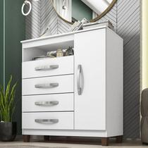 Comoda sapateira incorplac cannes 1p 4g branco Comoda sapateira incorplac cannes 1p 4g branco