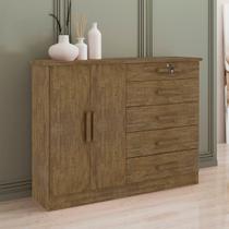 Cômoda Sapateira Para Quarto 5 Gavetas Ypê
