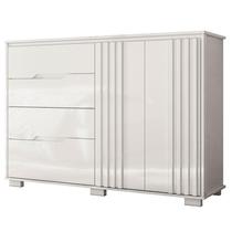 Cômoda Sapateira Texas Branco Brilho - Moval