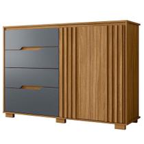 Cômoda Sapateira Texas Freijó Cinza - Moval