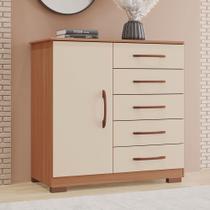 Cômoda Sapateira Tuboarte Itaipu 1 Porta 5 Gavetas