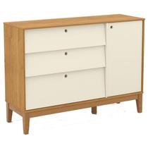 Cômoda Sapateira Unique Freijó Off White Eco Wood - Matic