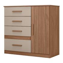 Cômoda Sapateira Vênus 1 Porta e 4 Gavetas - Moval