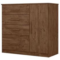 Cômoda Sapateira Vênus Castanho Wood Flex - Moval