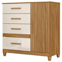 Cômoda Sapateira Vênus Freijó Off White com Pés - Moval