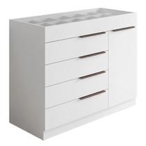 Cômoda Sevilha 1 Porta e 5 Gavetas com Porta Joias Aramóveis Cômoda Sevilha 1 Porta e 5 Gavetas com Porta Joias Aramóveis