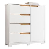 Cômoda Sole 1 Porta e 4 Gavetas Flex - Móveis Albatroz