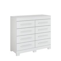 Cômoda Solteiro Nalu 8 Gavetas 100% MDF Móveis ACP -