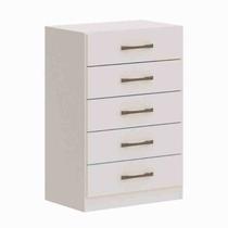 Cômoda Solution 5 Gavetas Branco Castro Móveis
