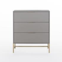 Cômoda Square 3 Gavetas 93 cm x 80 cm x 45 cm