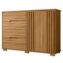 Comoda Texas 4 Gavetas 2 Portas 147 Cm Freijo Moval Freijo
