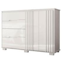 Cômoda Texas Branco Brilho - Moval