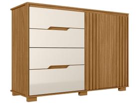 Cômoda Texas Freijó Off White - Moval Cômoda Texas Freijó Off White - Moval