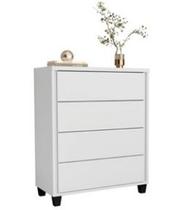 Comoda TINA 4 gavetas BRANCA