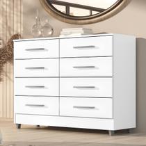 Cômoda Tonielque 8 Gavetas Raissa Para Quarto Cômoda Tonielque 8 Gavetas Raissa Para Quarto