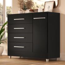 Comoda Tonielque Laura 4 Gavetas 1 Porta Para Quarto Comoda Tonielque Laura 4 Gavetas 1 Porta Para Quarto