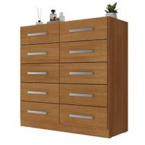 Cômoda Torres 10 Gavetas Cinamomo - Rodial Cômoda Torres 10 Gavetas Cinamomo - Rodial