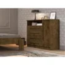 Cômoda Turmalina Plus em Mdp com 4 gavetas Cômoda Turmalina Plus em Mdp com 4 gavetas