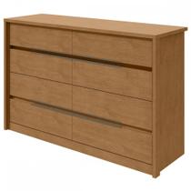 Cômoda Urban 8 Gavetas Amêndoa Clean - Móveis Lopas Cômoda Urban 8 Gavetas Amêndoa Clean - Móveis Lopas
