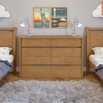 Cômoda Urban 8 Gavetas Amêndoa Clean Cômoda Urban 8 Gavetas Amêndoa Clean