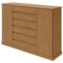 Cômoda Vedra 7 Gavetas 2 Portas Amêndoa Clean Cômoda Vedra 7 Gavetas 2 Portas Amêndoa Clean