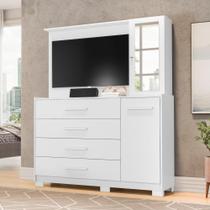 Cômoda Veneza Branco com Espelho Cômoda Veneza Branco com Espelho