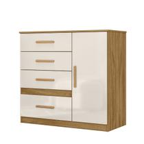Comoda Venus Quarto com 4 Gavetas e 1 Porta