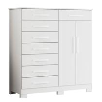 Cômoda Verona 08 Gavetas Branco - Móveis Albatroz Cômoda Verona 08 Gavetas Branco - Móveis Albatroz