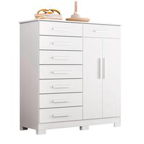 Cômoda Verona 8 Gavetas Branco - ABZ Cômoda Verona 8 Gavetas Branco - ABZ