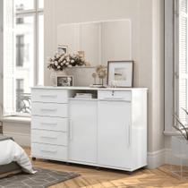 Comoda Viena branco brilho