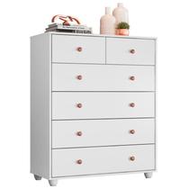 Cômoda Vittoria 6 Gavetas Branco - ABZ