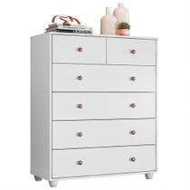 Cômoda Vittoria 6 Gavetas - Móveis Albatroz Cômoda Vittoria 6 Gavetas - Móveis Albatroz