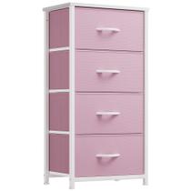 Cômoda YITAHOME 45x30x95cm Armazenamento de tecido com 4 gavetas Cômoda YITAHOME 45x30x95cm Armazenamento de tecido com 4 gavetas