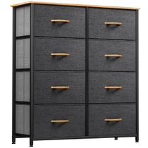 Cômoda YITAHOME com 8 gavetas, armazenamento em tecido, torre, aço