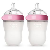 Comotomo Baby Bottle, Pink, 8 Onças (2 Conde)