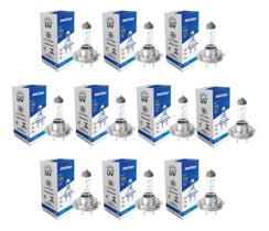 COMP 10 Lampadas Halogena Amarela H7 12v 55w Standart Shocklight