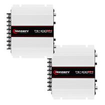 COMP 2 Módulos de Potência 400 watts Classe D 4 canais 100W RMS Taramps TS400 - 4x100WRMS