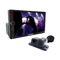 COMP Central Multimídia MP5 Roadstar 7 Polegadas Full Touch 1DIN Android IOS USB Bluetooth + Camera de Ré com Sensor