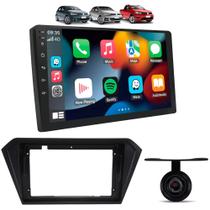 COMP Central Multimidia SLIM 9" QLED Android 2+64GB Espelhamento Carplay e Android Auto H-Tech HT-9230CA