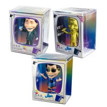 COMP Coleção Fandom Box Silvinho Turista + Silvinho Dourado + Silvio Santos Silvinho Lider