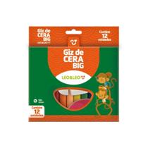 COMP Giz de Cera 12 Cores Grosso 10X100mm Pct/12 Und Leo&Leo Leonora - 4462 COMP Giz de Cera 12 Cores Grosso 10X100mm Pct/12 Und Leo&Leo Leonora - 4462