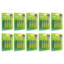 COMP Kit 10 Blister com 4 Pilhas Alcalinas AA Comum - Elgin COMP Kit 10 Blister com 4 Pilhas Alcalinas AA Comum - Elgin