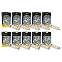 COMP Kit 10x Lâmpada LED Torpedo SJ-5050-3SMD-39MM 12V 6.000K Tarponn - TP-5318 COMP Kit 10x Lâmpada LED Torpedo SJ-5050-3SMD-39MM 12V 6.000K Tarponn - TP-5318