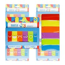 COMP Kit 10x Massa de Modelar Joy Blister - 6 Cores Cada